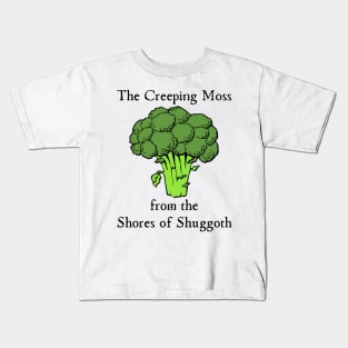 Garth Marenghi Creeping Moss Shores of Shuggoth Kids T-Shirt